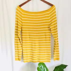 Off the shoulder sweater